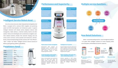 Amal Robot Is Equipped With An Exclusive ANOS Navigation And Positioning System